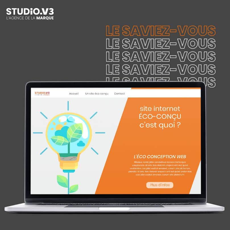 un site éco-conçu StudioV3