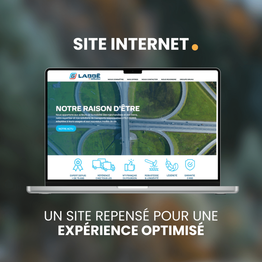 Refonte du site Labbé by Gruau : Une expérience utilisateur optimisée et moderne 1