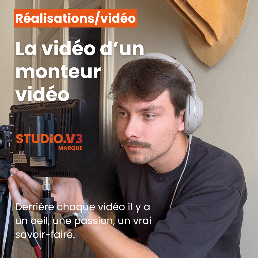 La vie d'un monteur vidéo chez studio V3 2