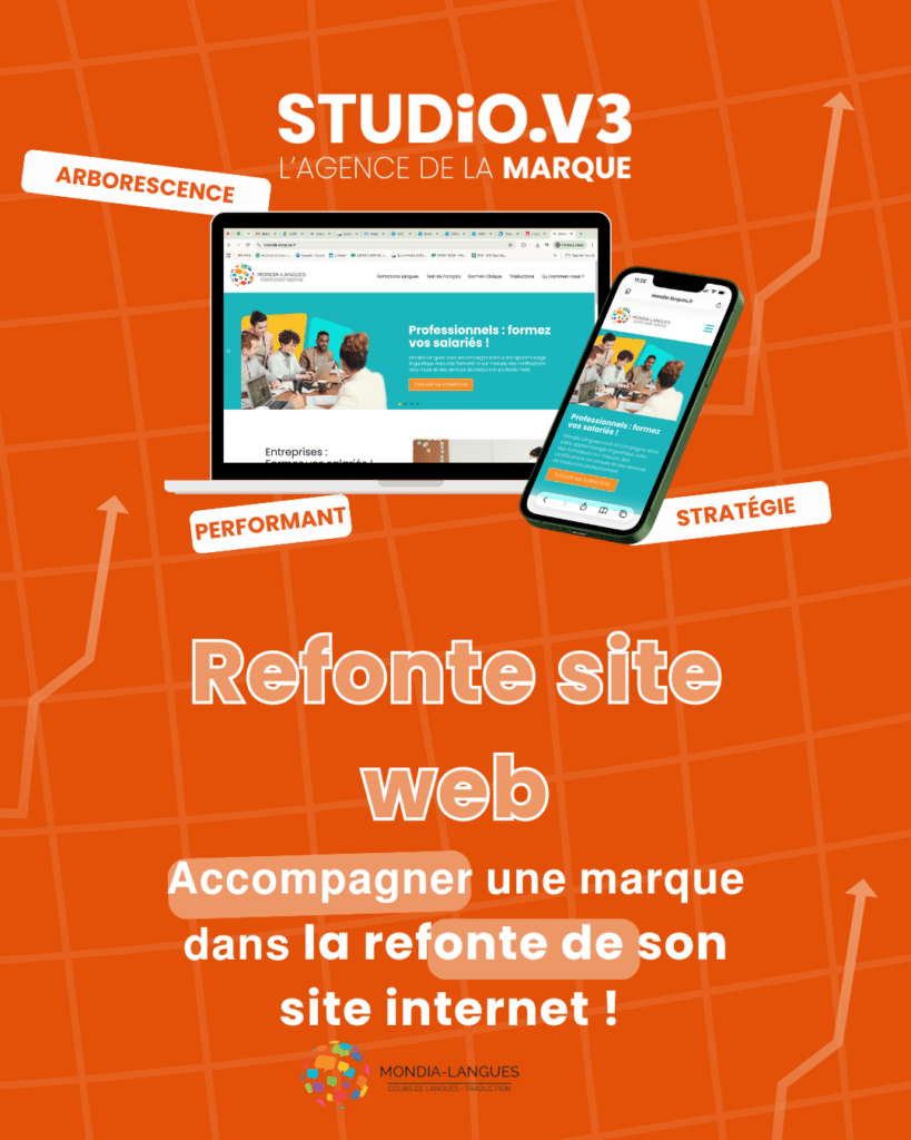 Refonte du site internet de Mondia Langues : un site pensé pour une navigation plus simple et plus efficace 3